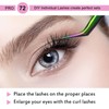 Cluster Lashes 72 Pcs Lash Clusters DIY Eyelash Extension Individual