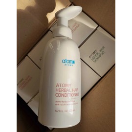 ATOMY Herbal Hair Shampoo 500ml + Herbal Conditioner 500ml - Treatment (Conditioner)