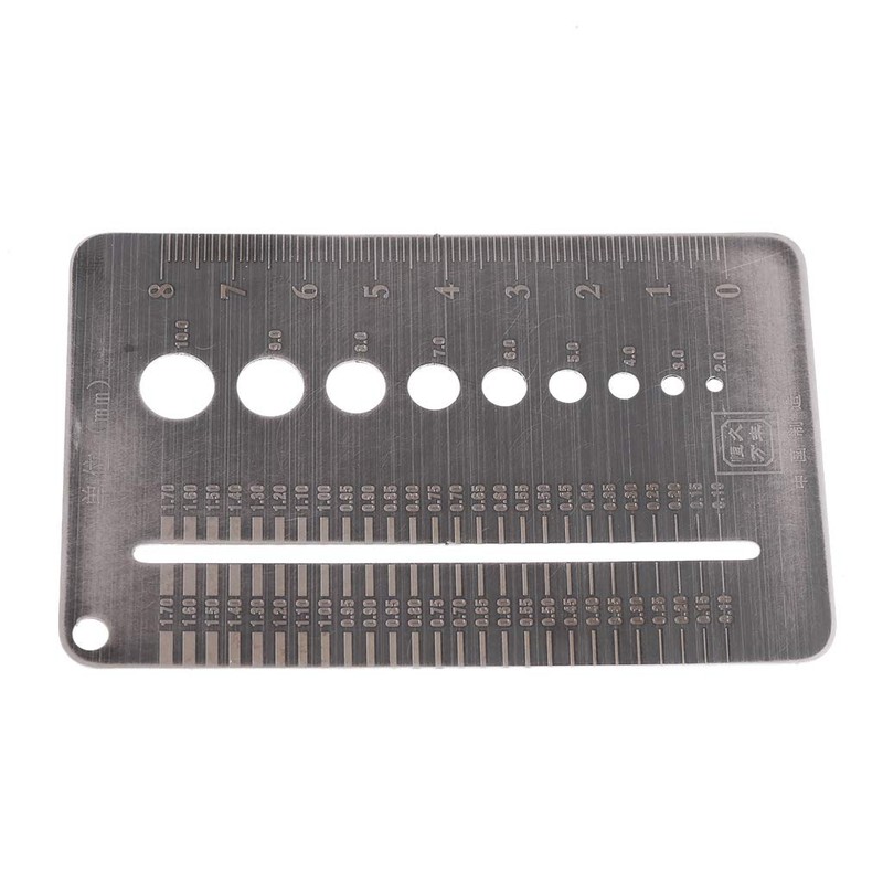 YO-HAPPY Screw Gauge, 0.1-10 mm Screw Gauge, Plate Diameter, Measuring