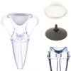SEIWEI 100ml Capacity Conundrum Aerator for Wine Decanters, Double Handles