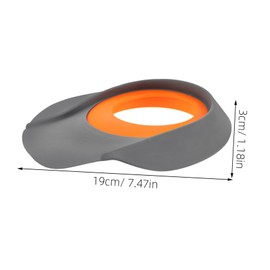 Totority 2pcs Golf Putting Disc Cup Putting Trainer Indoor Putting Practice Putting Aid Indoor Golf Game Outdoor Golf Training Golf Practice Putting Hole Putting Tool PVC Grey