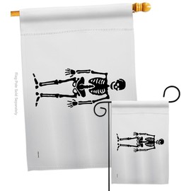 Olivier (La Buse) Levasseur Pirate Garden House Flag - Set Coastal Ship Skull Treasure Map Carribean Jolly Blackbeard Jack - Decoration Banner Small Yard Gift Double-Sided Made in USA 28 X 40