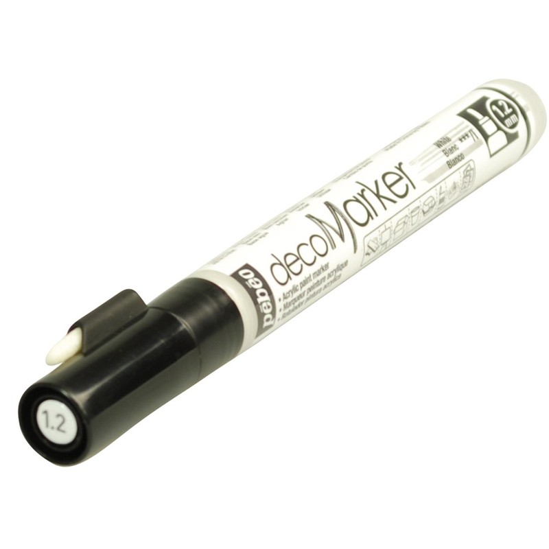 Pebeo Deco Marker, Weiß, 1,2 mm