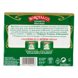 Borotalco Roberts: Set of 2 Scented Soaps, Vintage Edition (Baby Picture) * 3.5 Ounces (100g) Packages (Pack of 2) [ Italian Import ]