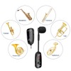 XIAOKOA UHF Wireless Instruments Microphone,Saxophone Microphone,Wireless Receiver and Transmitter,164ft Range,Plug