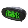 Acctim 14193 Eclipse Solar Dual Power Alarm Clock, Black