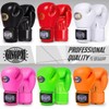 Professional Boxing Gloves for Adults & Kids | Men's, Women's Combat, Kickboxing, Muay Thai & Punching Bag Training Padded Red Logo+6oz