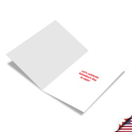 NobleWorks - Funny Card for Valentines Day - Humor, Valentine Love Notecard with Envelope (1 Card) - Boxer Shorts C9200VDG