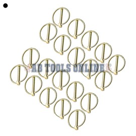 6mm Lynch Pins Clip Clamp (Linchpin) Linkage Locking Pin 20pc Tractor Trailers