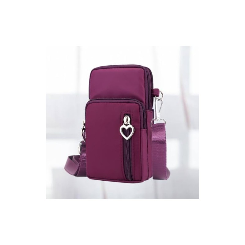 Bolso Bandolera para Mujer Mini de Tela Oxford para Celular