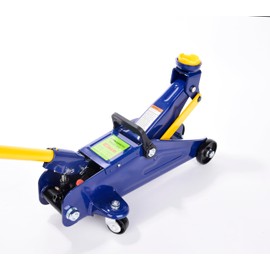 PONO Heavy Duty 2-Ton Hydraulic Low Profile Floor Jack - 4000 lb Capacity, 5-1/8" to 13" Lift Range, Car Service Trolley Jack for Auto Repair (Blue AA51)