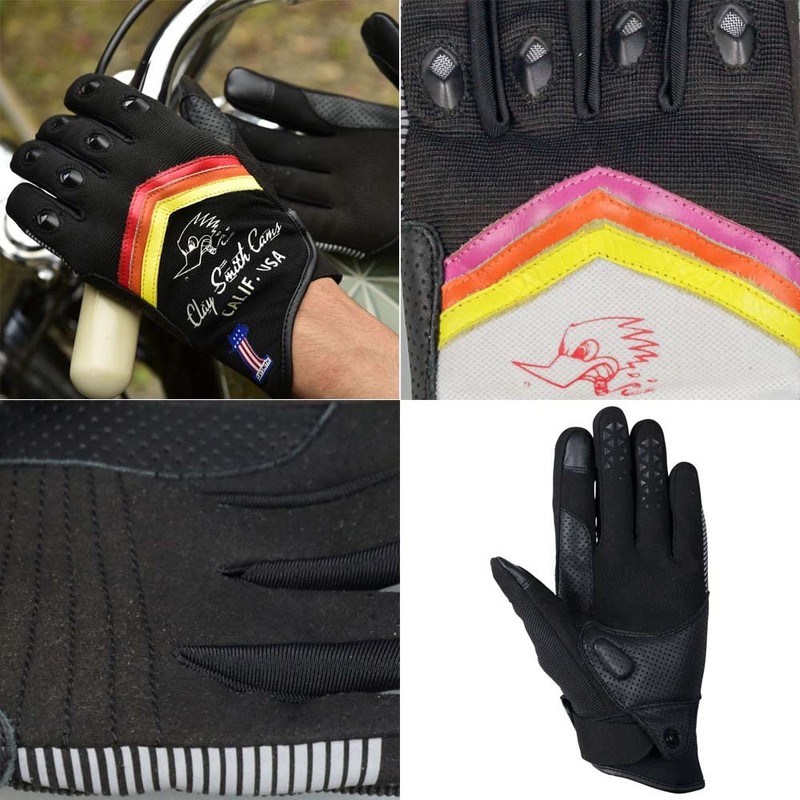 CLAY SMITH CSY-3905 2o'clock Mesh Gloves (L, Black/Black)