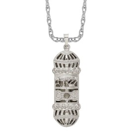 Ice Carats Designer Jewelry USA 925 Sterling Silver Mezuzah Scroll Prayer Jewish Necklace - 18 inch
