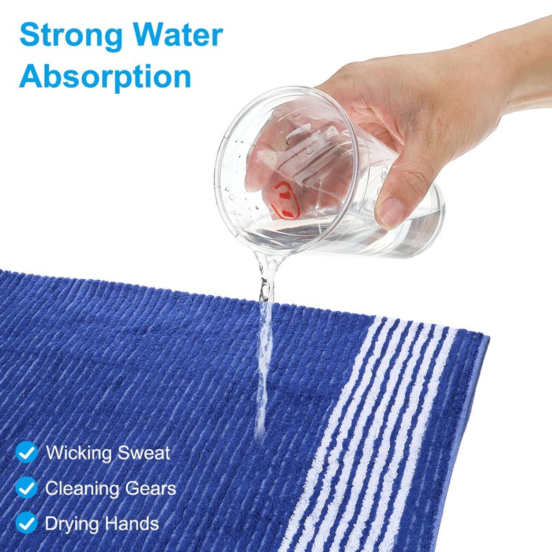 PATIKIL 22" x 44"の大型キャディタオル 1枚入りのキャディスタイルゴルフタオル コ ットン製キャンプタオル ゴルフバッグ ゴルファー ツアープレーヤークラブ用