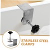 TEHAUX 4pcs Stainless Steel Miter Spring Clamps Adjustable Angle Clamp