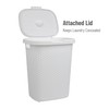 Mind Reader Slim Laundry Hamper with Lid, 50L Clothes Basket,