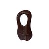 10 Strings Lyre Harp Brown Chain Celtic Design for Kids