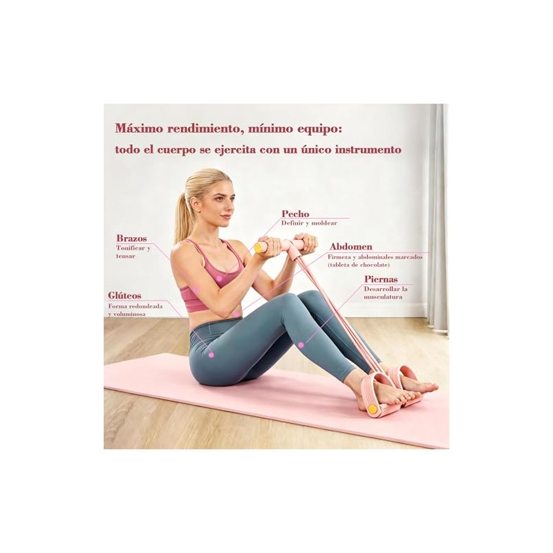 ZEROINIDEA - Kit Pilates 5 en 1 Profesional para Mujeres