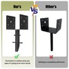Nrspp 6x6 Concrete Post Anchor 4 Pcs (Inner Dia 5.6“x5.6“)