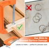 Lytool 6 Inch Quick Release C Clamp with Button for