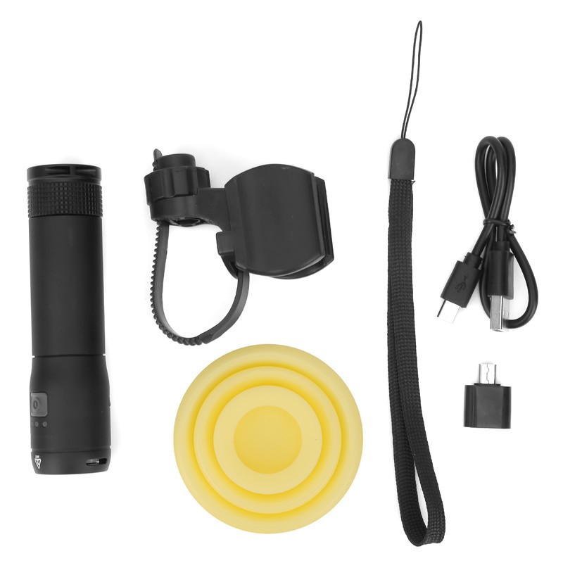Bicycle UltraNight Front Lamp USB Charging Heaglight Night Riding Waterproof