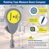Dreyoo 6.56 ft Rotape Tape Measure Compass with 10 Pencil