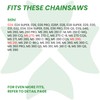 BYANE Carbide Chainsaw Chain 18 Inch, .325 Pitch, 063" Gauge,