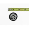 SESHOP 2 MAD MAX SKULL THIN ALUMINUM EMBLEMS LOGO BADGES