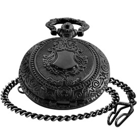 Tiong Quartz Pocket Watch Pendant Necklace Men's Gift with Necklace Men's Pocket Watch, Mb-cfj009, Robust