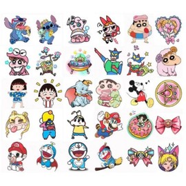 Tattoo sticker cartoon 30 sheets party face painting, 1 set, cartoon tattoo / 타투스티커 만화 30장 파티용 페이스페인팅, 1세트, 카툰타투