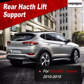 Vepagoo Rear Hatch Strut for Hyundai Tucson 2010-2015 Base/Fuel Cell/SX/GL/GLS/L/Limited/SE Sport Hatchback Trunk Liftgate 2Pcs Gas Shock Lift Support Replacement OEM Number: PM2059 SG367021