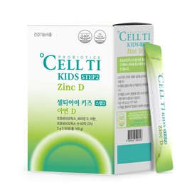 Celti Eye Kids Step 2 Zinc D Lactobacillus Zinc Vitamin D 50 sachets, 1 piece for children who sleep well / 셀티아이 키즈 스텝2 아연 D 잘 누는 아이 맞춤 유산균 아연 비타민D 50포, 1개
