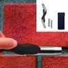 Brick Jointing Tools with Storage Pouch, 4 Sizes Interchangeable Brick