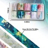 LoveOurHome 30 Sheet Nail Art Foils Flower Marble Holographic Trsnfer