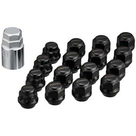 【RAYS(レイズ)】 19HEXロック&ナットセット ショートタイプ 4ホール用 M12×1.5 BK(ブラック) 22mm 74082000004BK