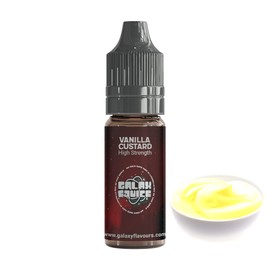 Vanilla Custard High Strength Flavouring - 230+ Flavours - Galaxy Food Flavours - 10ml Bottle
