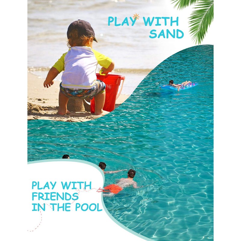 MaaMgic Small Boy’s Swimming Shorts, Quick Drying Board Shorts with