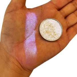 SZDYM MultiChrome Single Eyeshadow,100% Vegan and Cruelty Free,Longer-Lasting handmade chameleon eyeshadow,4 Grams 36mm diameter Pressed Minerals Eyeshadow, Super Smooth and Highly Pigmented. (#04)