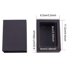 BENECREAT Kraft paper drawer box, festival gift packaging, boxes, soap, jewellery, candy, party favours, gift wrapping boxes