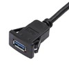 Nicear USB 3.0 Dashboard Kabel Installation Buchse Adapter Anschluss Verlängerung
