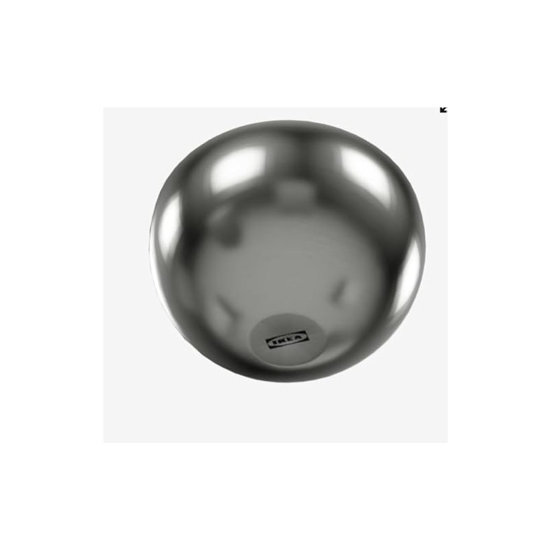 Ikea Blanda Blank Serving Bowl, 11", Stainless Steel