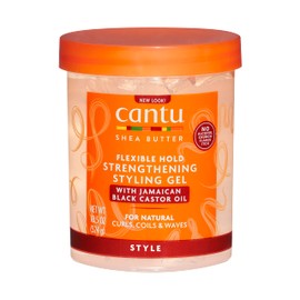 Cantu shea butter maximum hold strengthening styling gel with jamiaican black castor oil, 18.5 Ounce
