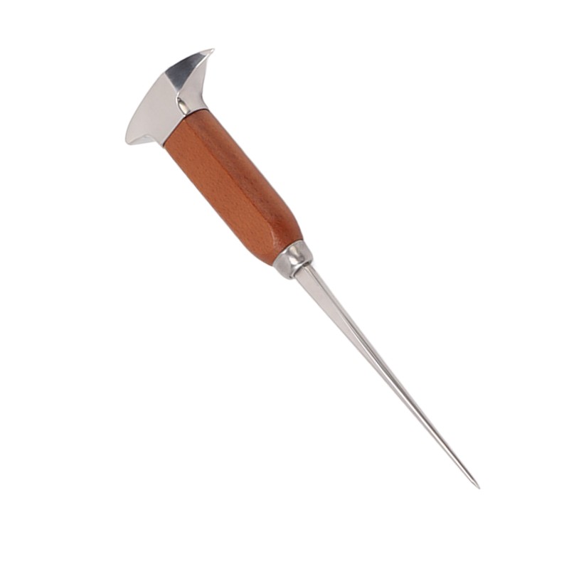Ice Pick with Wood Handle Stainless Steel Ice Chipper Ice