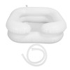 Bedside Shampoo Basin PVC Inflatable Hair Washing Basin with 3.3ft