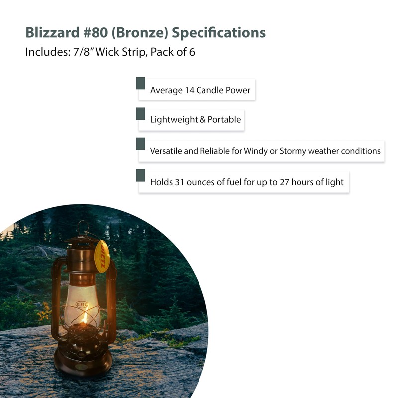 Light of Mine - Dietz #80 Blizzard Oil Lantern with