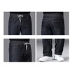 Plus Size Baggy Jeans for Men Elastic Waist Pull On