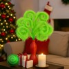 TBD Green Furry Christmas Ornaments Christmas Decorations Christmas Tree Picks,