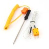 sourcingmap LCD Display Type K Digital Thermometer TM-902C + 2