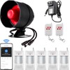 WiFi Alarm Home Security System, 120dB Alarm System with Motion