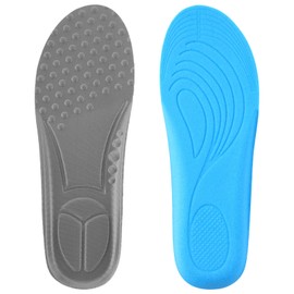 WLLHYF Shoe Insoles, Memory Foam Insoles, Cut to Size, Comfort Replacement Cushion, Shock Absorption, Cushioning Shoe Insoles, Soft Running Insoles for Men and Women (22.5-25.5 cm)